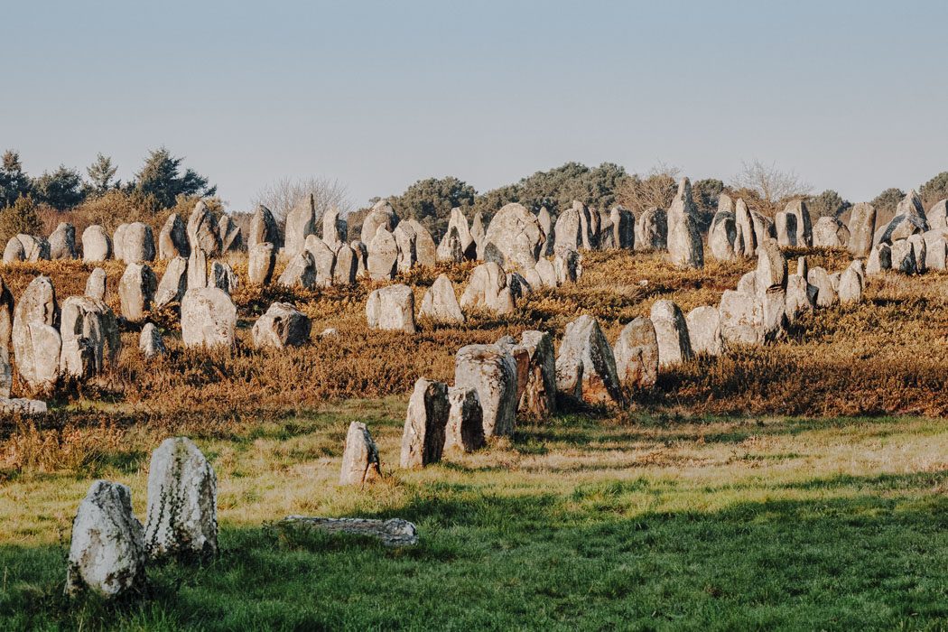 Steinreihen von Carnac in der Bretagne
