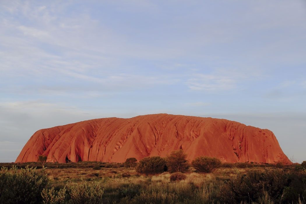 Uluru bzw. Ayers Rock im Zentrum Australiens