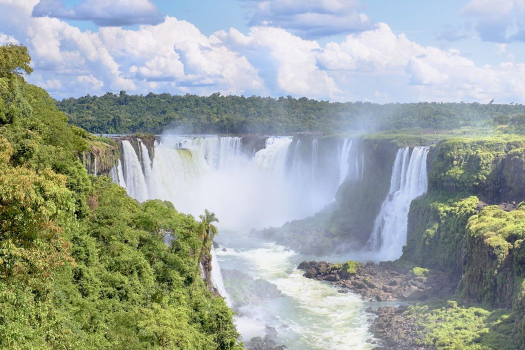Foz do Iguacu Wasserfälle in Brasiilen und Argentinien