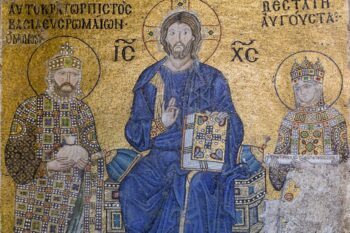 Christliches Mosaik in der Hagia Sophia