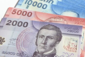 Geldscheine pesos in Chile