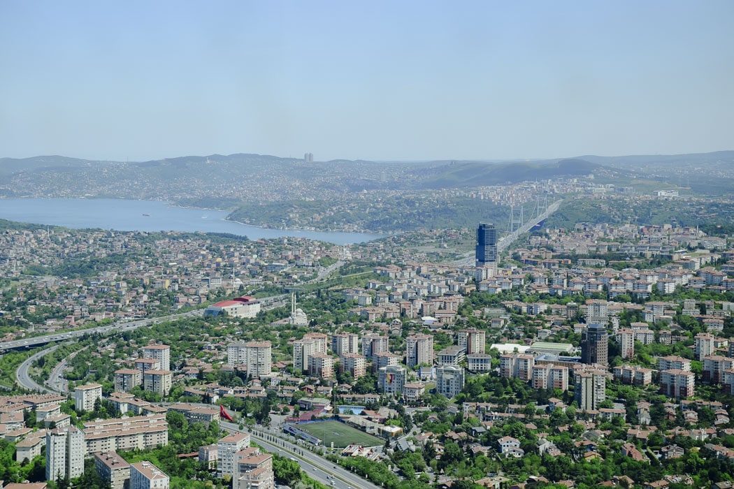 Aussicht vom Wolkenkratzer Sapphire of Istanbul