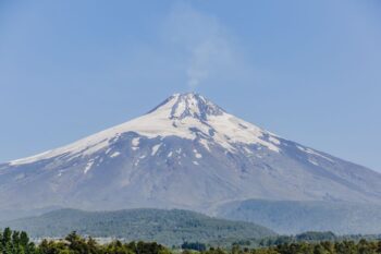 Der Vulkan Villarica in Chile