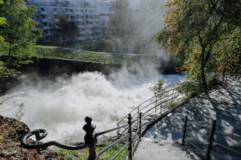 Akerselva Wasserfall in Oslo
