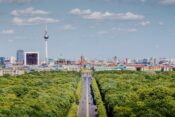 Panoramablick auf Berlin von der Siegessäule
