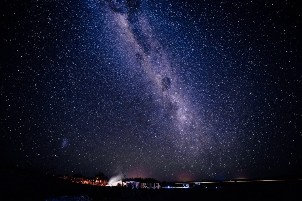 Der Nachthimmel in der Atacama Wüste