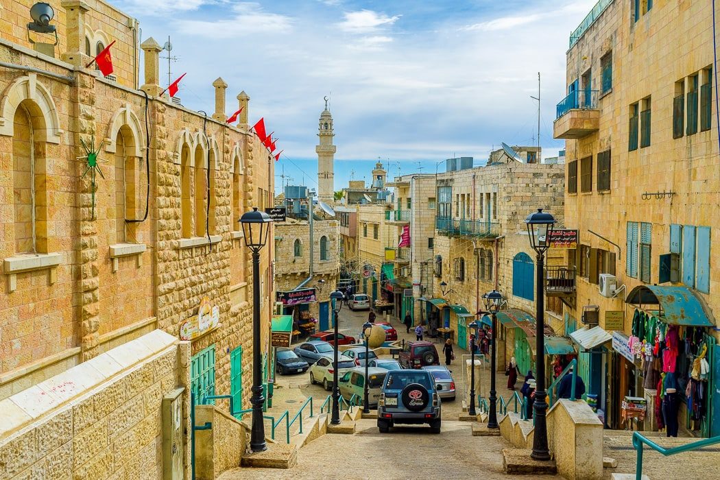 Straßen in Bethlehem, Israel