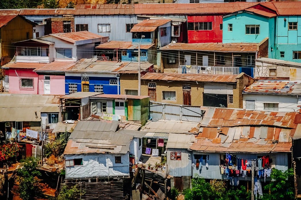 Häuser in Valparaíso