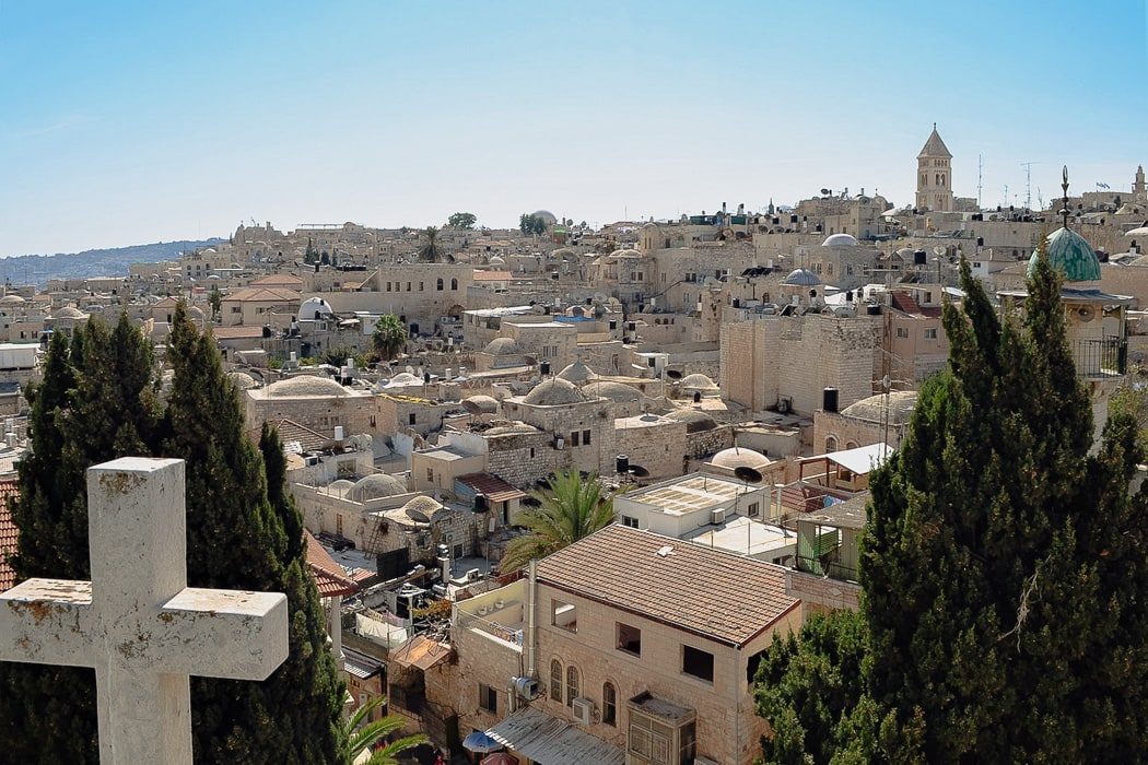 Blick vom österreichischen Hospiz in Jerusalem