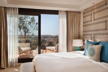 Zimmer mit Ausblick im Orient Hotel Jerusalem