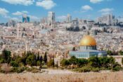 Blick auf den Tempelberg mit der Al-Aqsa-Moschee in Jerusalem