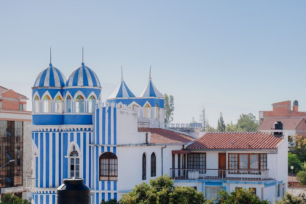 Das blaue Schloss in Tarija