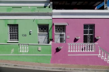 Bunte Häuser in Kapstadts Viertel Bo-Kaap