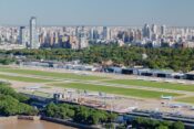 Der Flughafen Jorge Newbery in Buenos Aires