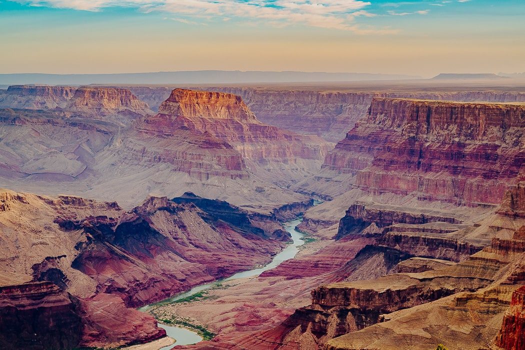 Blick auf den Colorado River im Grand Canyon, USA