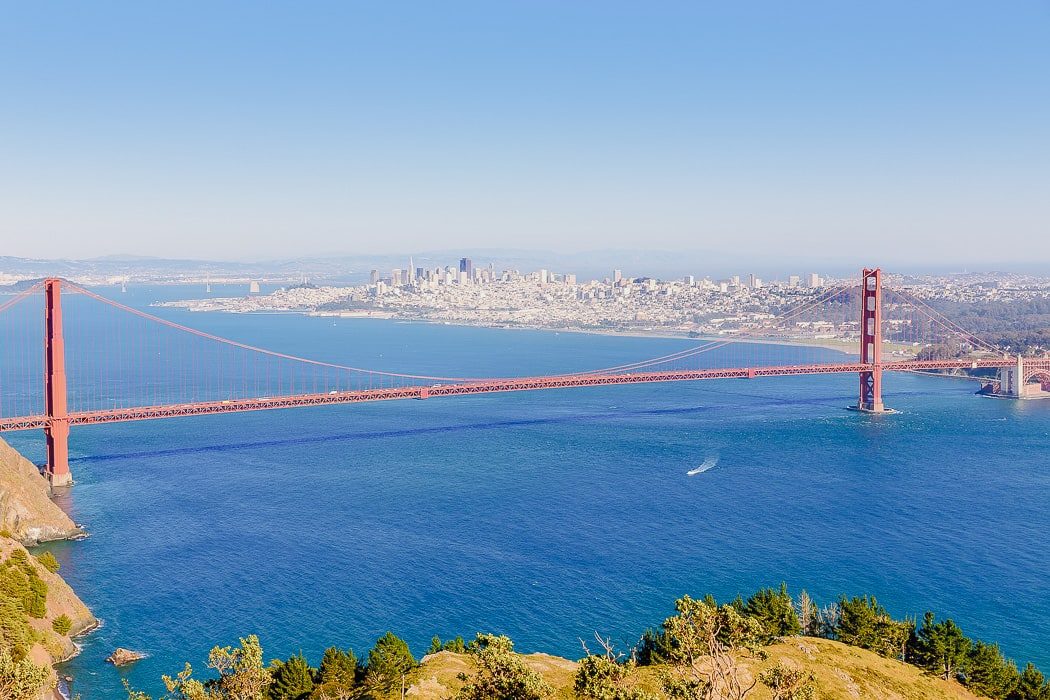 Aussichtspunkt Battery Spencer auf die Golden Gate Bridge