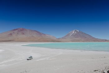 Die Laguna Verde an der Grenze zu Chile