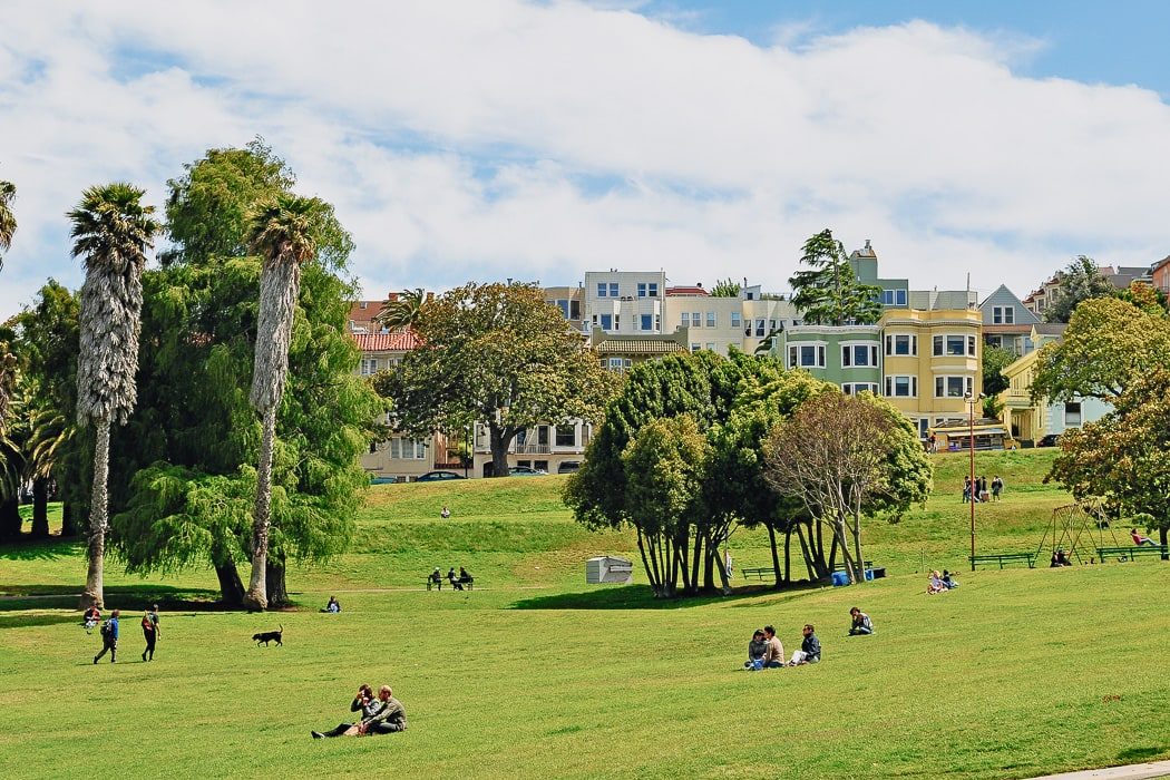 Der Mission Dolores Park in San Francisco