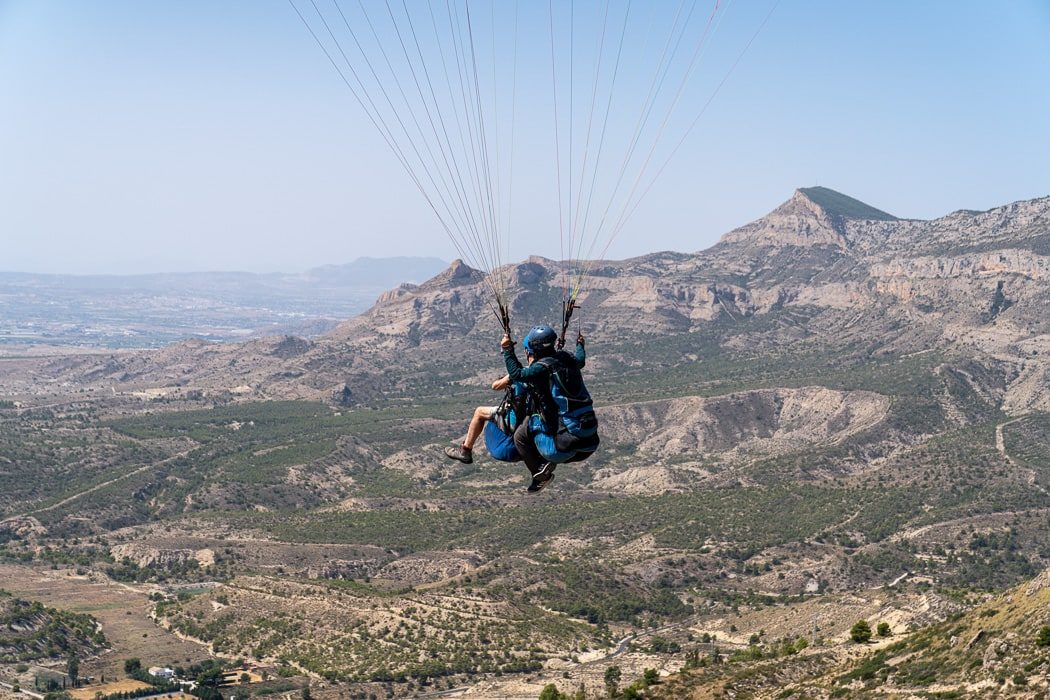 Paraglider in Agost
