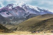 Der höchste Berg Ecuadors ist der Chimborazo-Vulkan