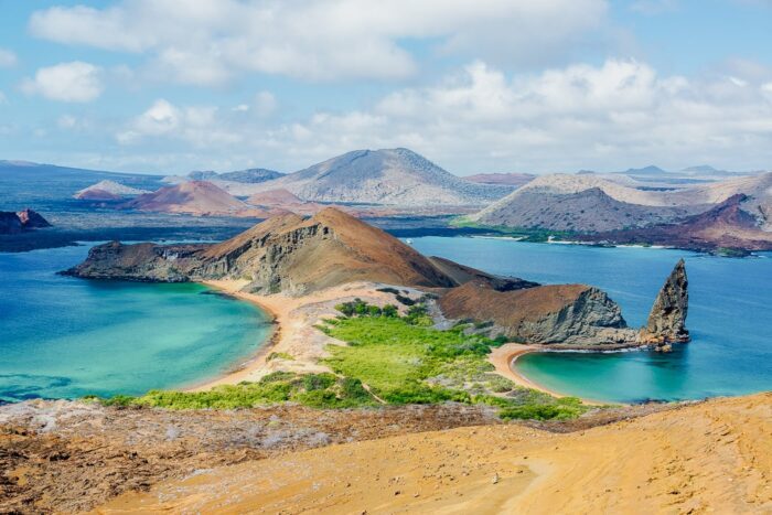Berühmte Strände auf der Bartolomé Insel der Galapagos