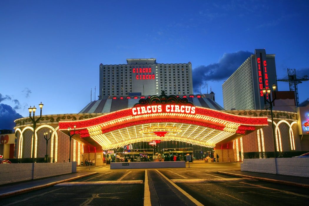 Eingang zum Circus Circus Hotel in Las Vegas