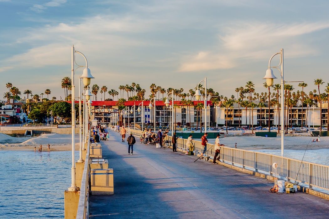 Belmont Pier in Lond Beach, Los Angeles