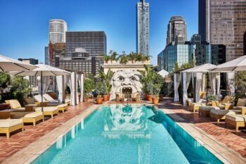 Pool im Per La Hotel in Los Angeles