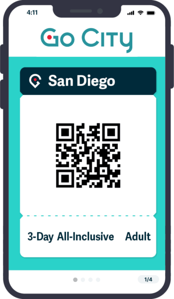 San Diego City Pass von Go City auf dem Smartphone