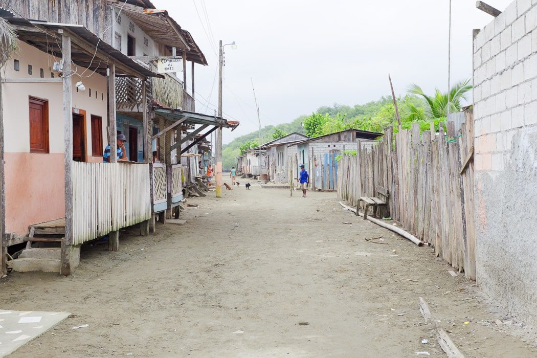 Verlassene Stadt in Ecuador