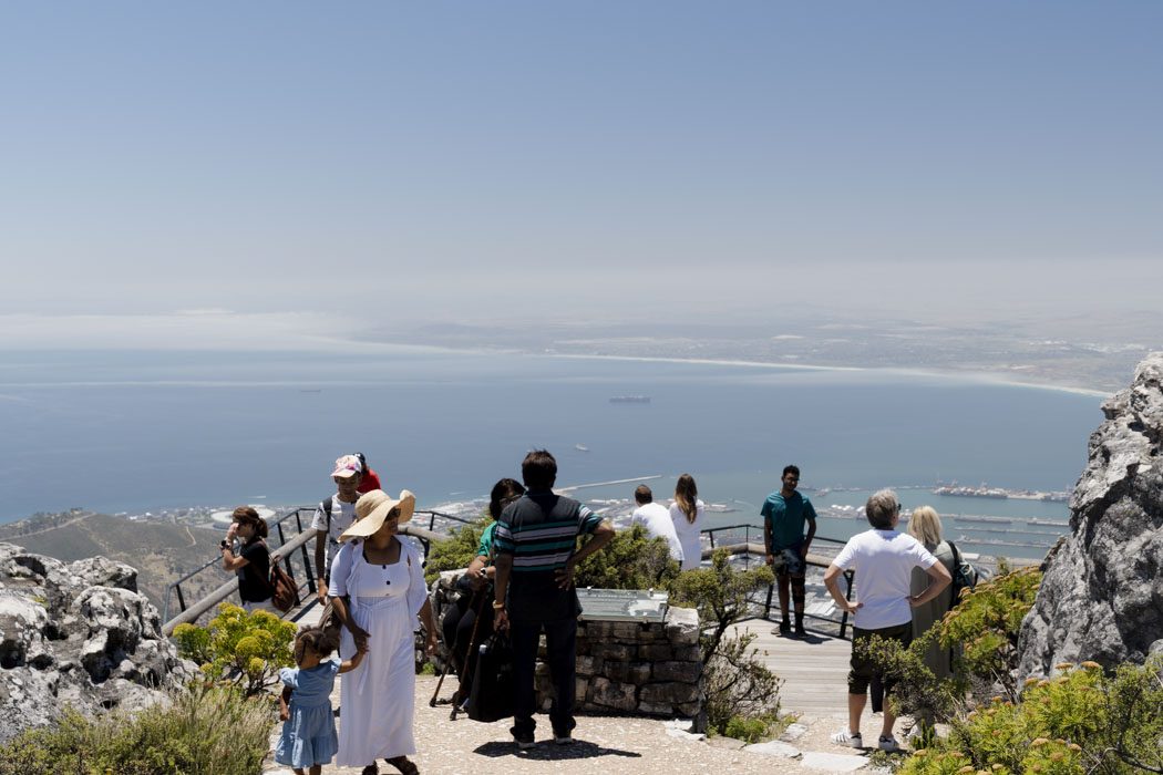 Besucher auf dem Tafelberg
