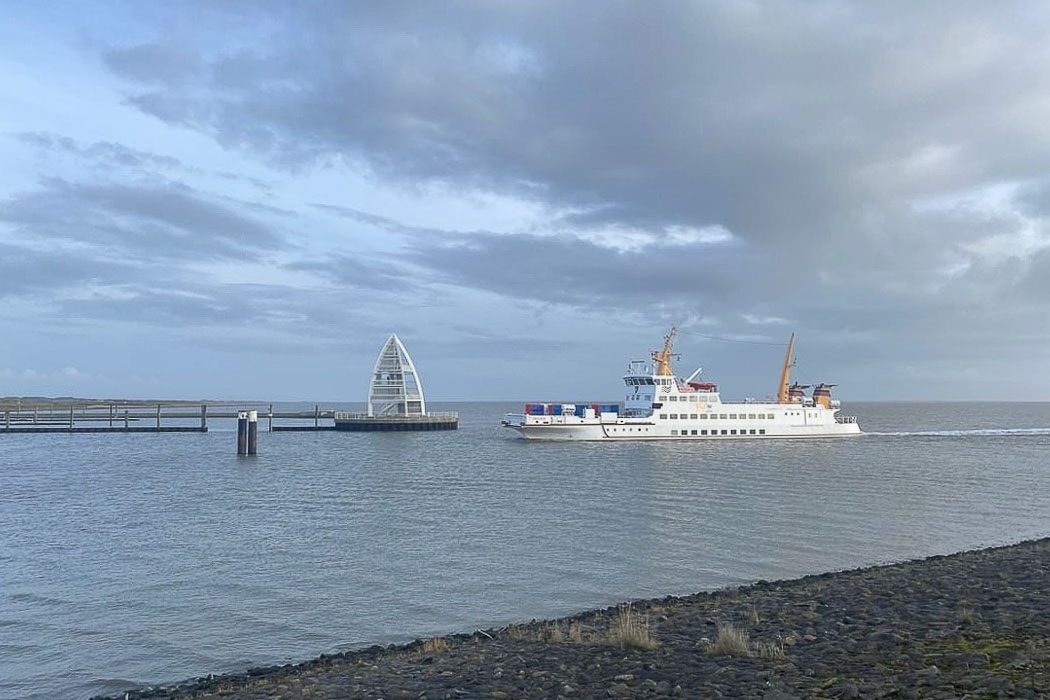 Die Anreise mit der Inselfähre der Reederei Frisia ist super entspannt