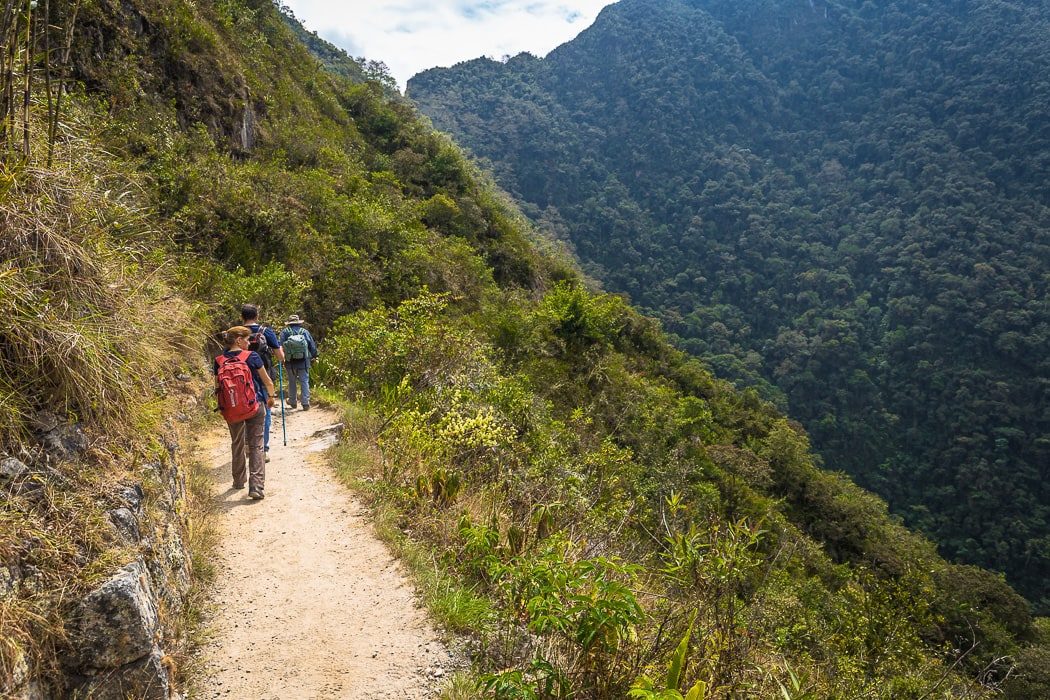 Wanderer auf dem Inka Trail