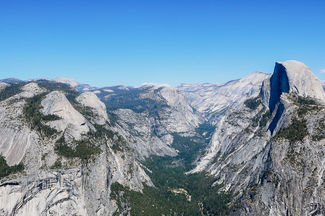 Aussicht vom Glacier Point auf das Yosemite Valley