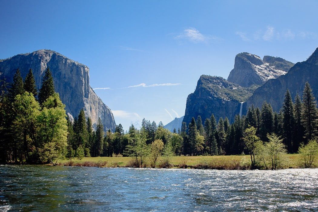 Der Merced River im Yosemite Valley