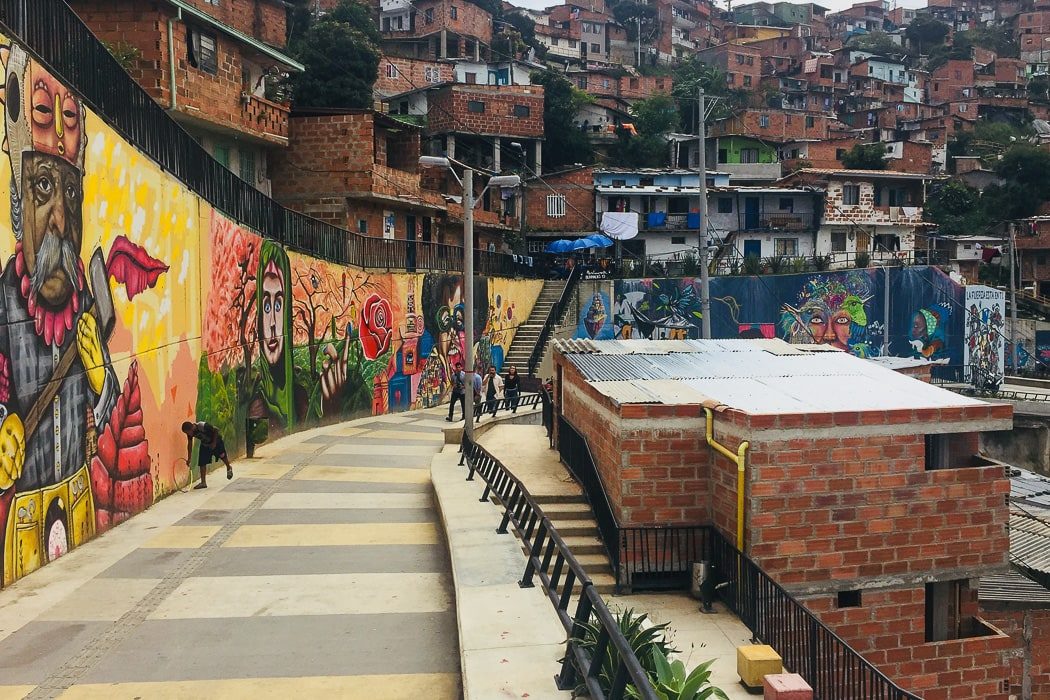 Graffiti in der Comuna 13