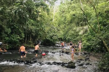 Die heißen Quellen in La Fortuna, Costa Rica