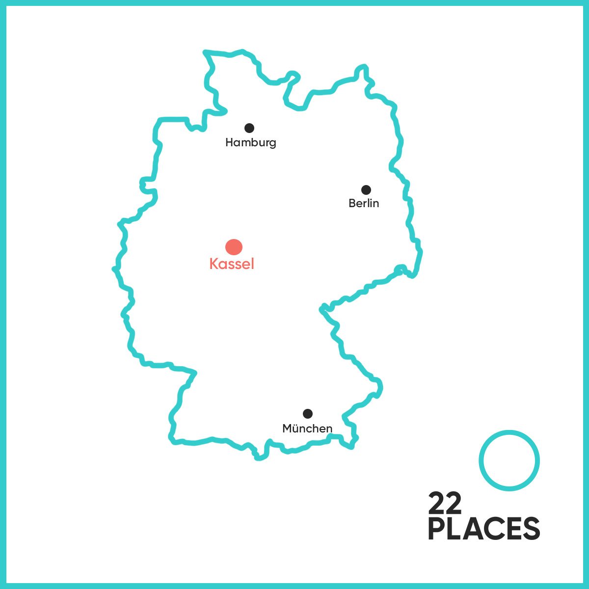 Deutschlandkarte: Wo liegt Kassel?