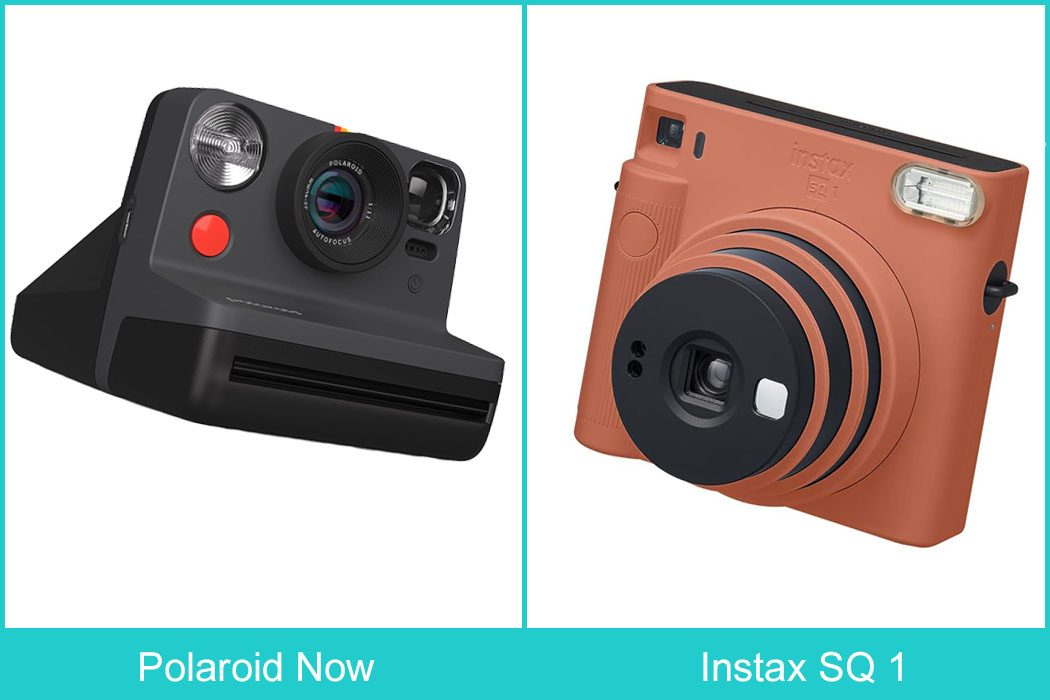Sofortbildkamera und Polaroidkamera im Vergleich