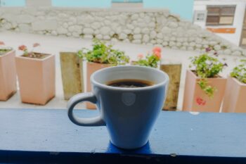 Kaffee in einem Kaffeehaus in Salento