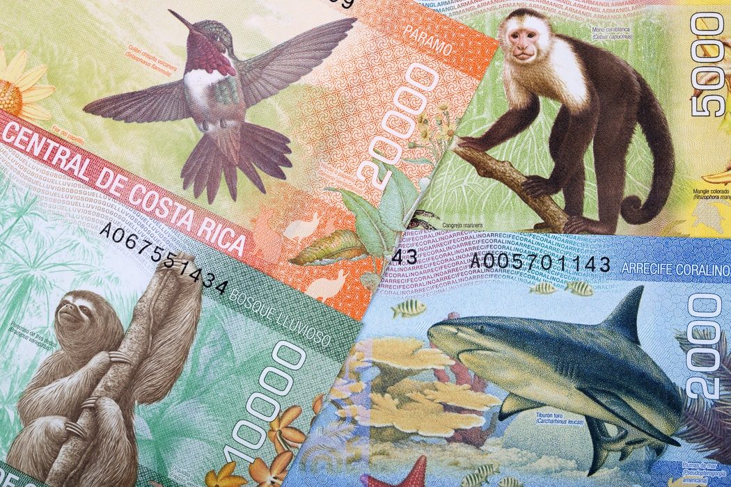 Costa Rica Colón Geldscheine