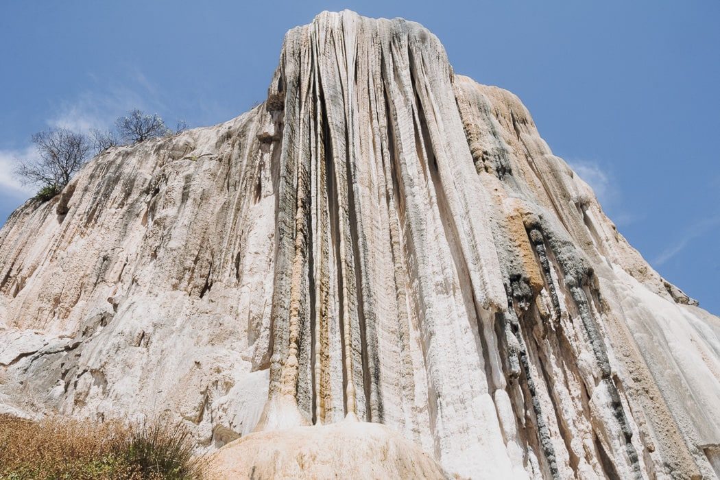 Versteinerter Wasserfall beim Hierve el Agua