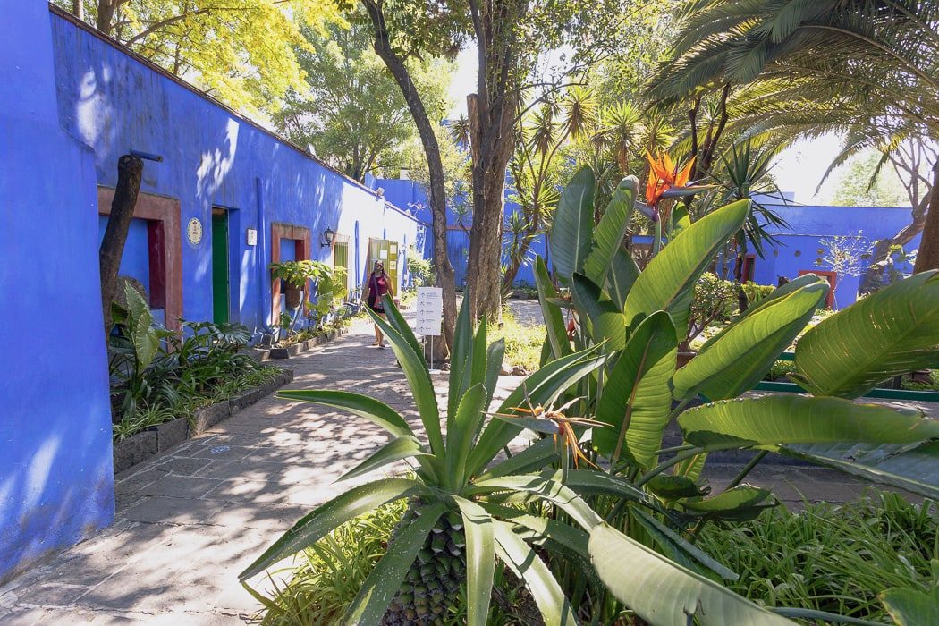 In der Casa Azul ist das Frida Kahlo Museum