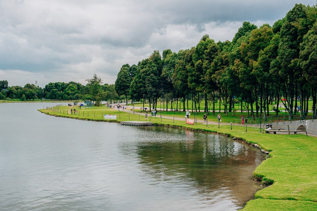 Der Simon Bolivar Park in Bogotá