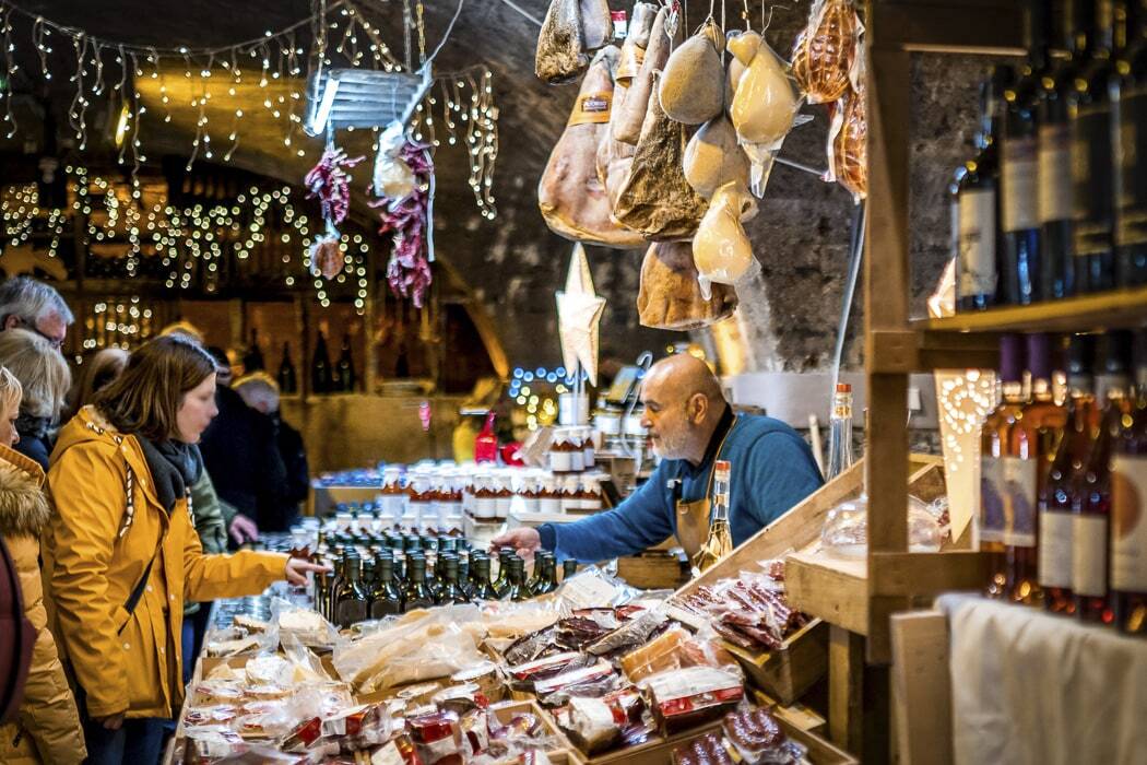 In Traben-Trarbach gibt es einen unterirdischen Weihnachtsmarkt