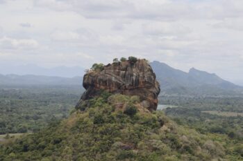 Ausblick auf den Sigiriya-Felsen