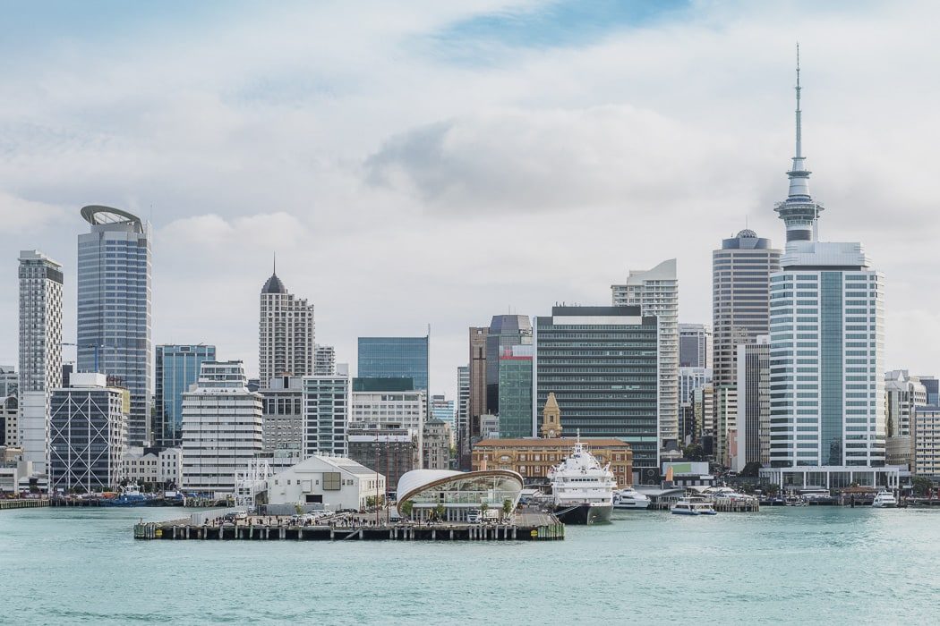 Skyline von Auckland in Neuseeland