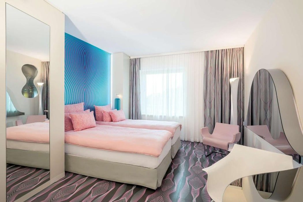 Doppelzimmer im nhow Hotel in Berlin