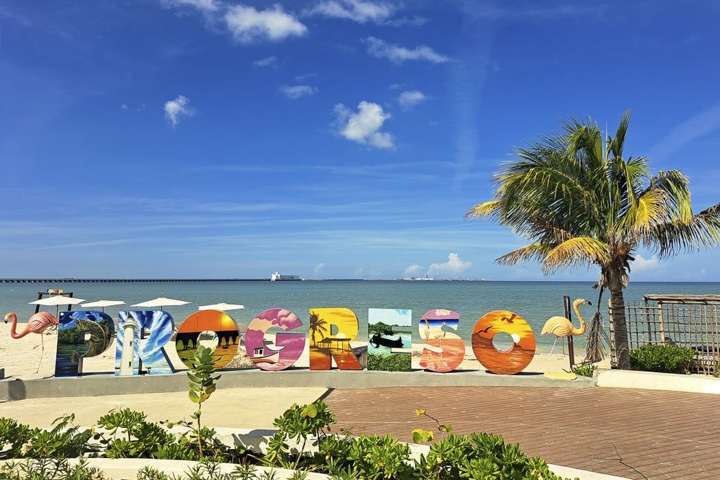 Progreso ist die nächste Beachtown bei Mérida