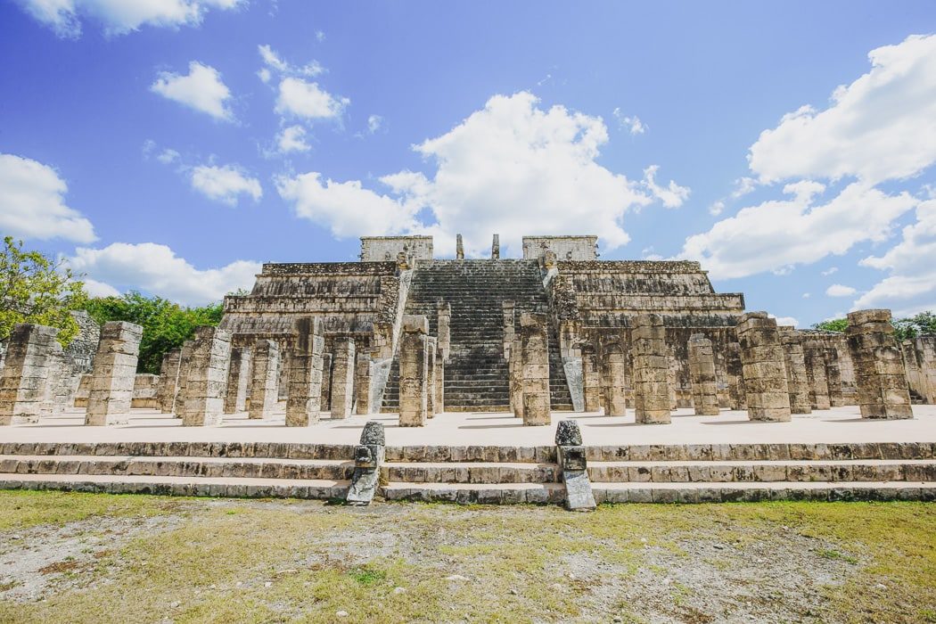Der Templo de Guerrero ist eine der wichtigsten Sehenswürdigkeiten in Chichén Itzá 